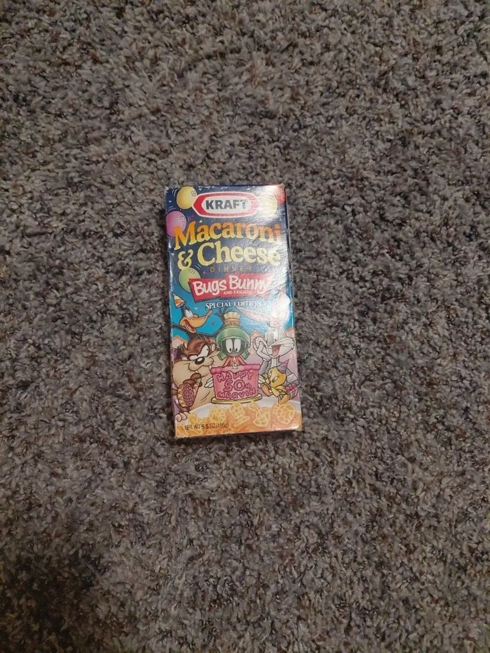Vintage 1990’s Kraft Macaroni Cheese Bugs Bunny Theme Full NOS Unopened Sealed